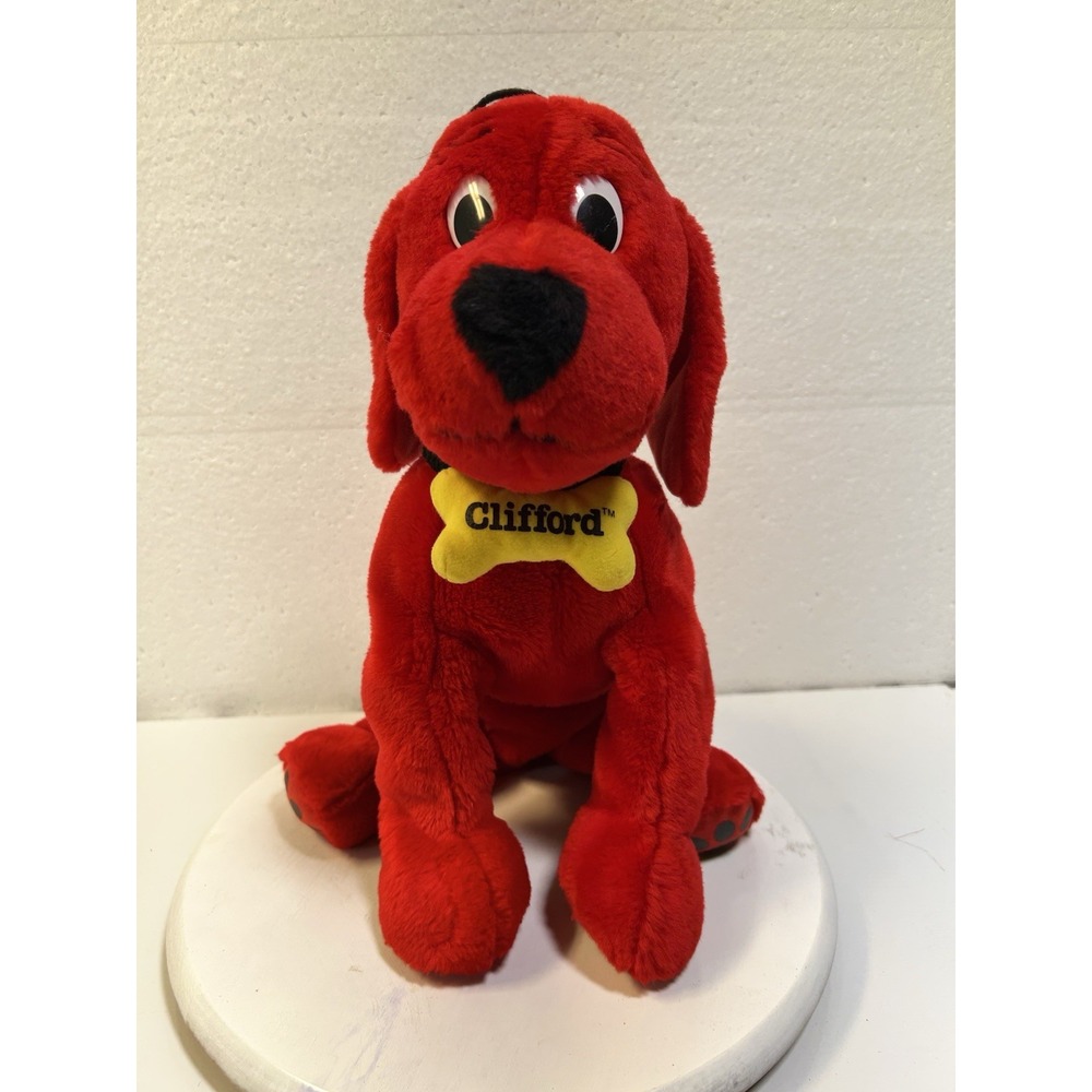 VTG Plush Clifford the Big Red Dog Kohls Cares Brand from 2003 w CLIFFORD collar